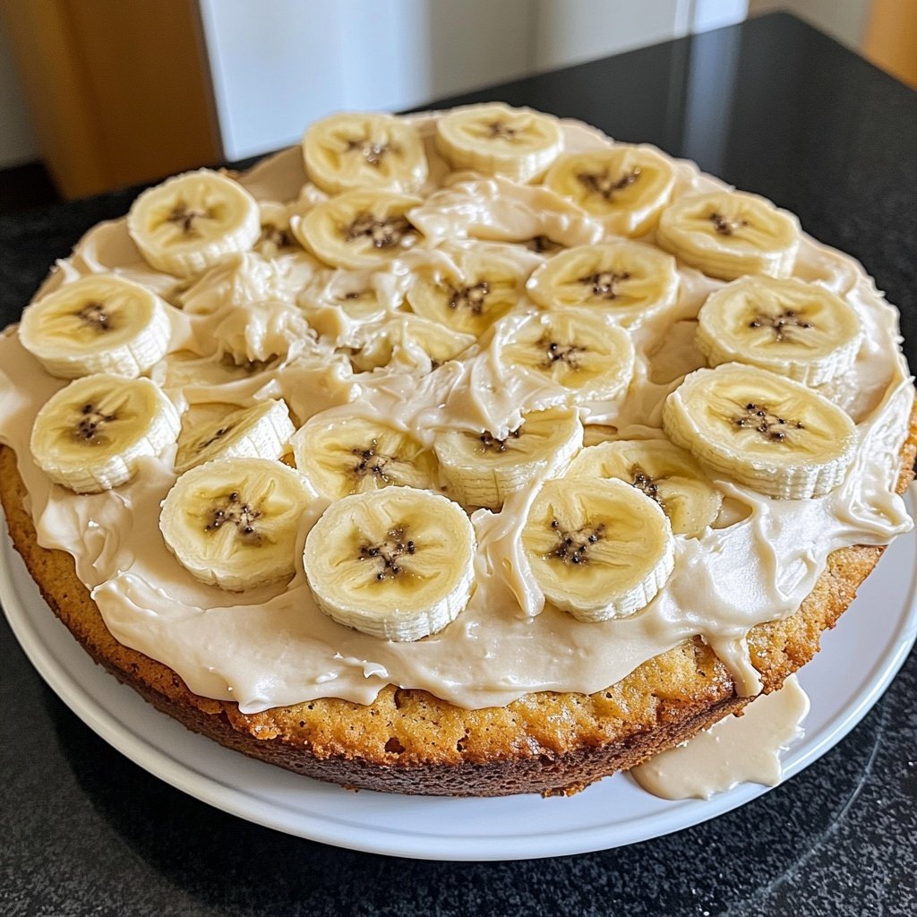 Bananenkuchen mit Frischkäse Frosting