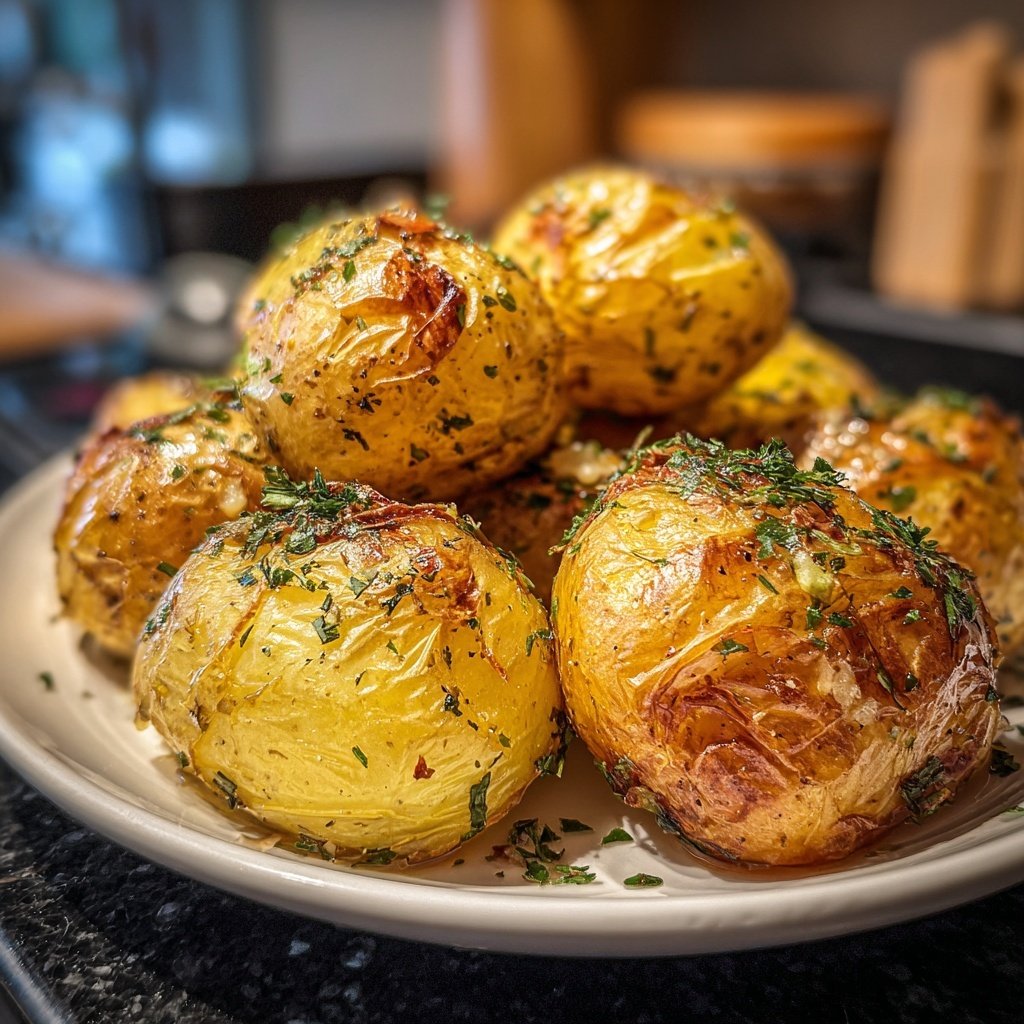 Ofenkartoffeln mit Knoblauch