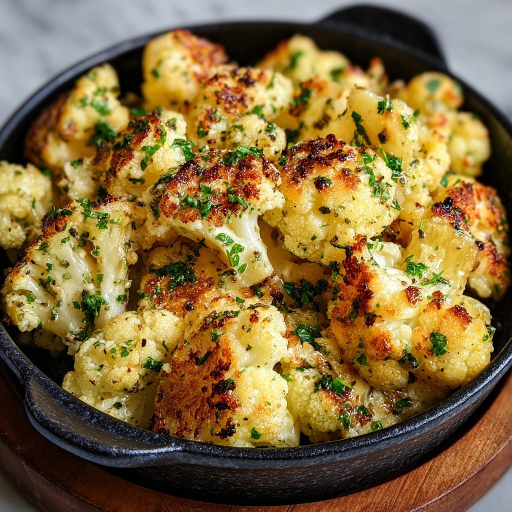 Blumenkohl mit Knoblauchbutter