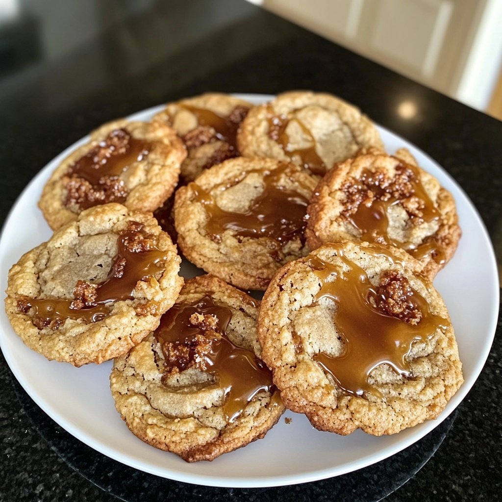 Cookies mit Salzkaramell