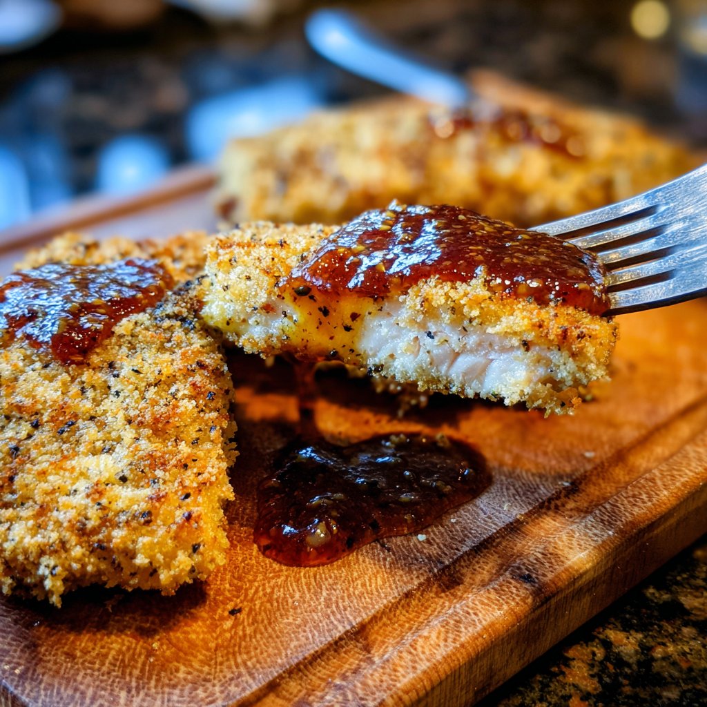 Lachsfilet mit Honig-Senf-Sauce