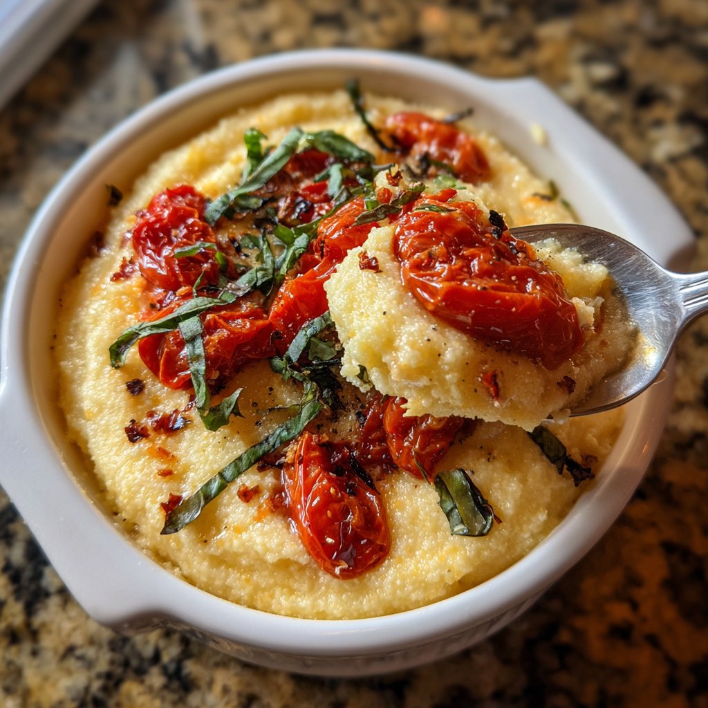 Polenta mit Ofentomaten