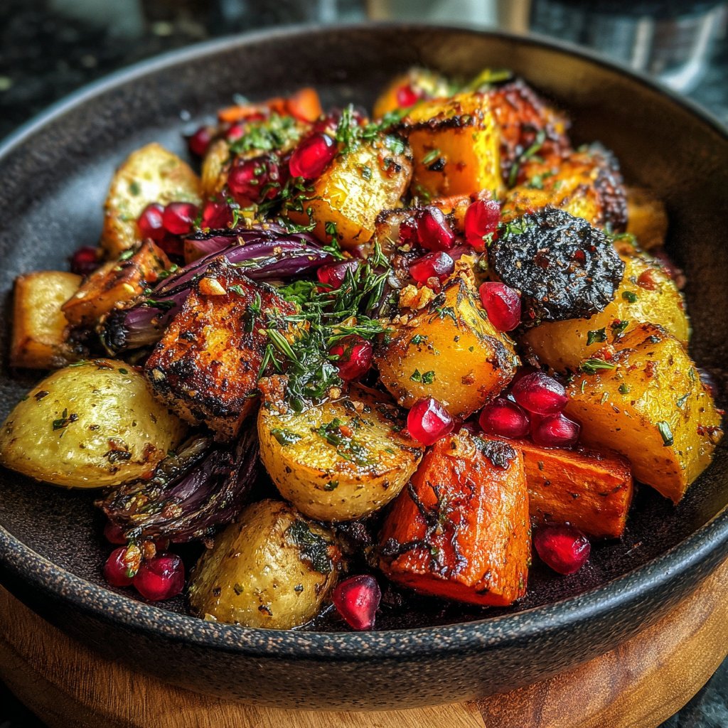 Ofengemüse mit Granatapfel