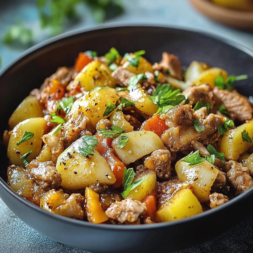 Low Carb Paprikapfanne mit Hackfleisch