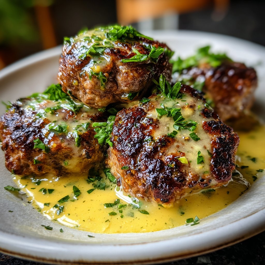 Kalbsmedaillons mit Zitronensauce