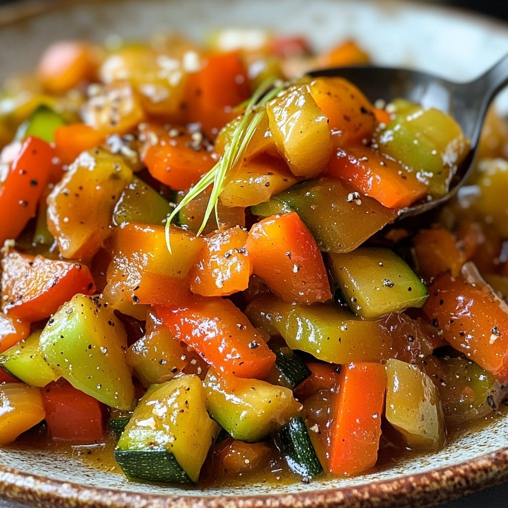 Gemüsepfanne mit Zitronengras