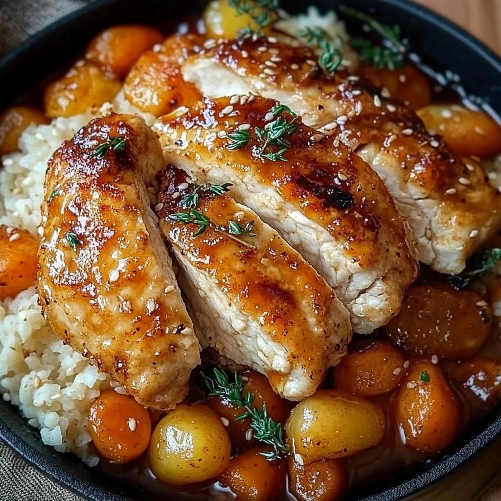 Hausgemachtes Sesamhähnchen