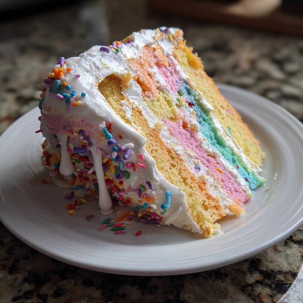 Geburtstagskuchen bunt