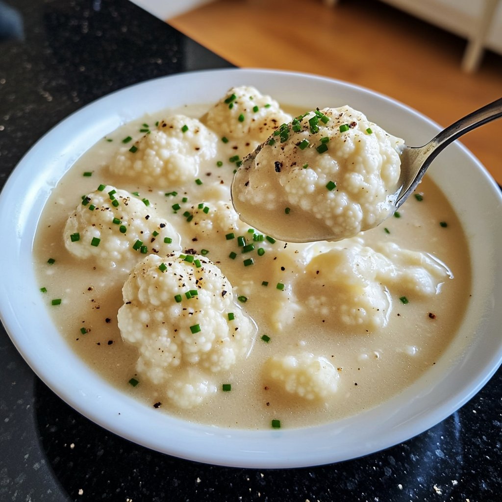 Blumenkohlsuppe leicht