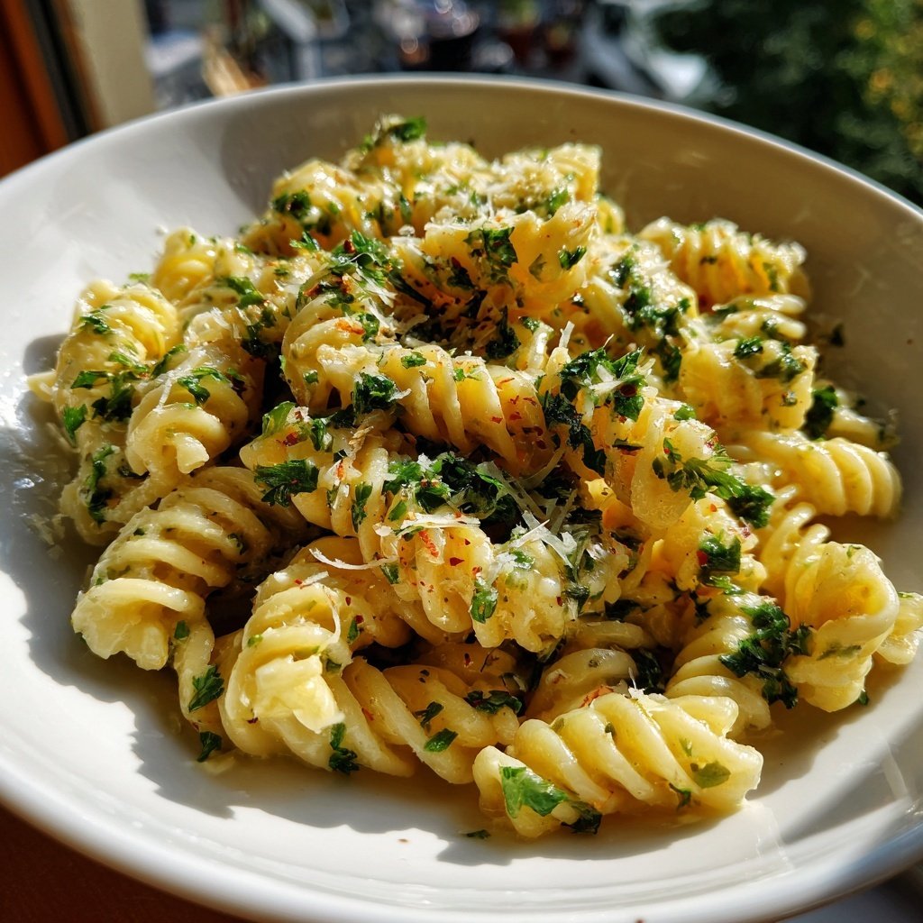 Schnell & Einfach 15-Minuten Knoblauchpasta