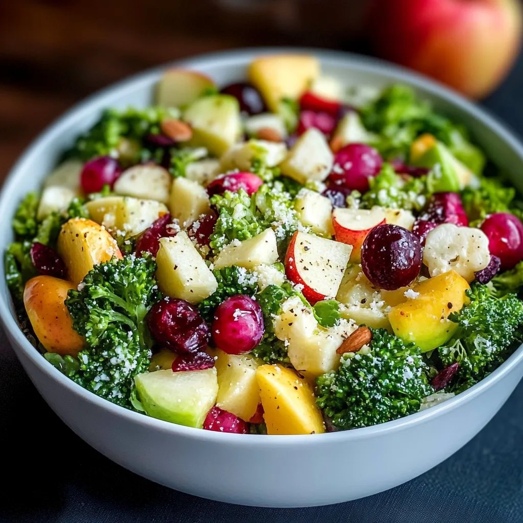 Brokkolisalat mit Apfel