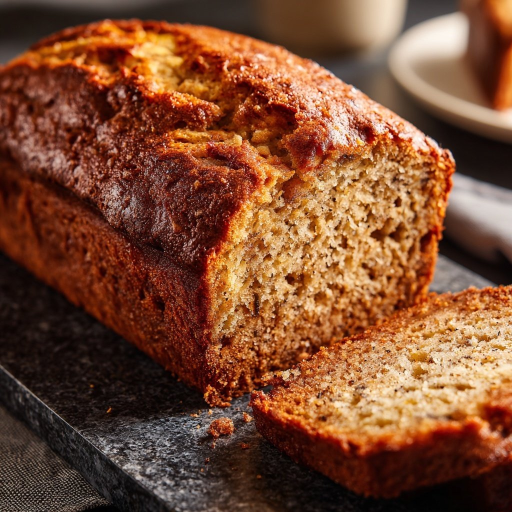 Bananenbrot mit Zitronenabrieb