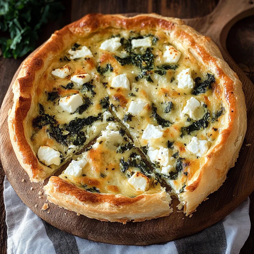 Grünkohlkuchen mit Feta