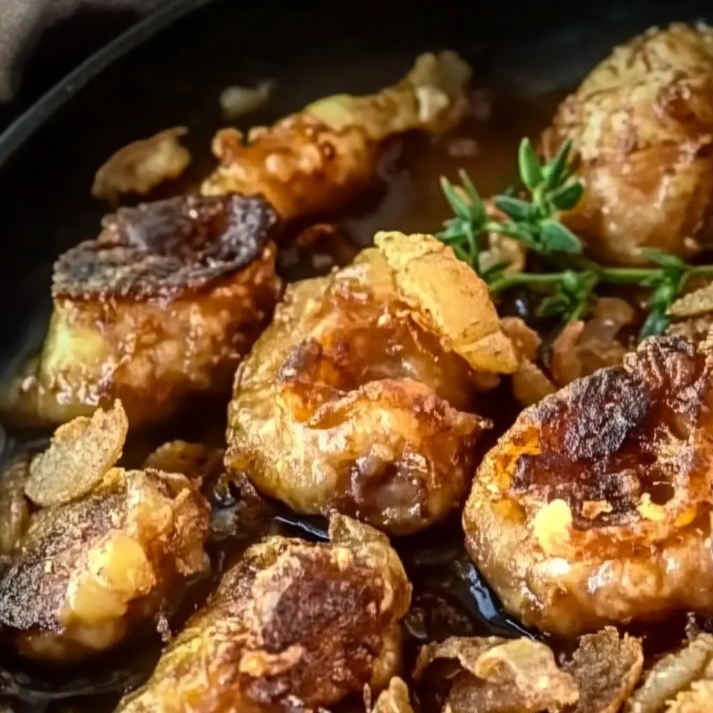 Knusprig gebratenes Hähnchen