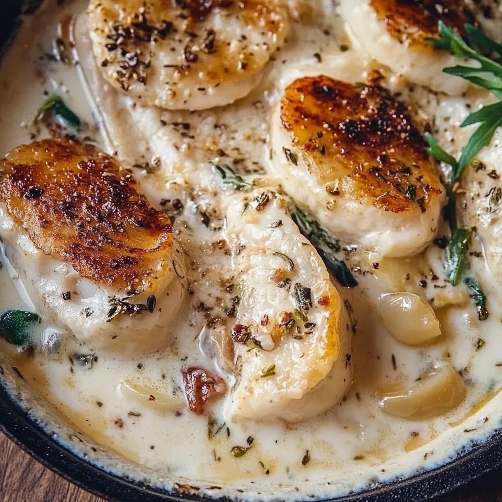 Cremiges toskanisches Hähnchen