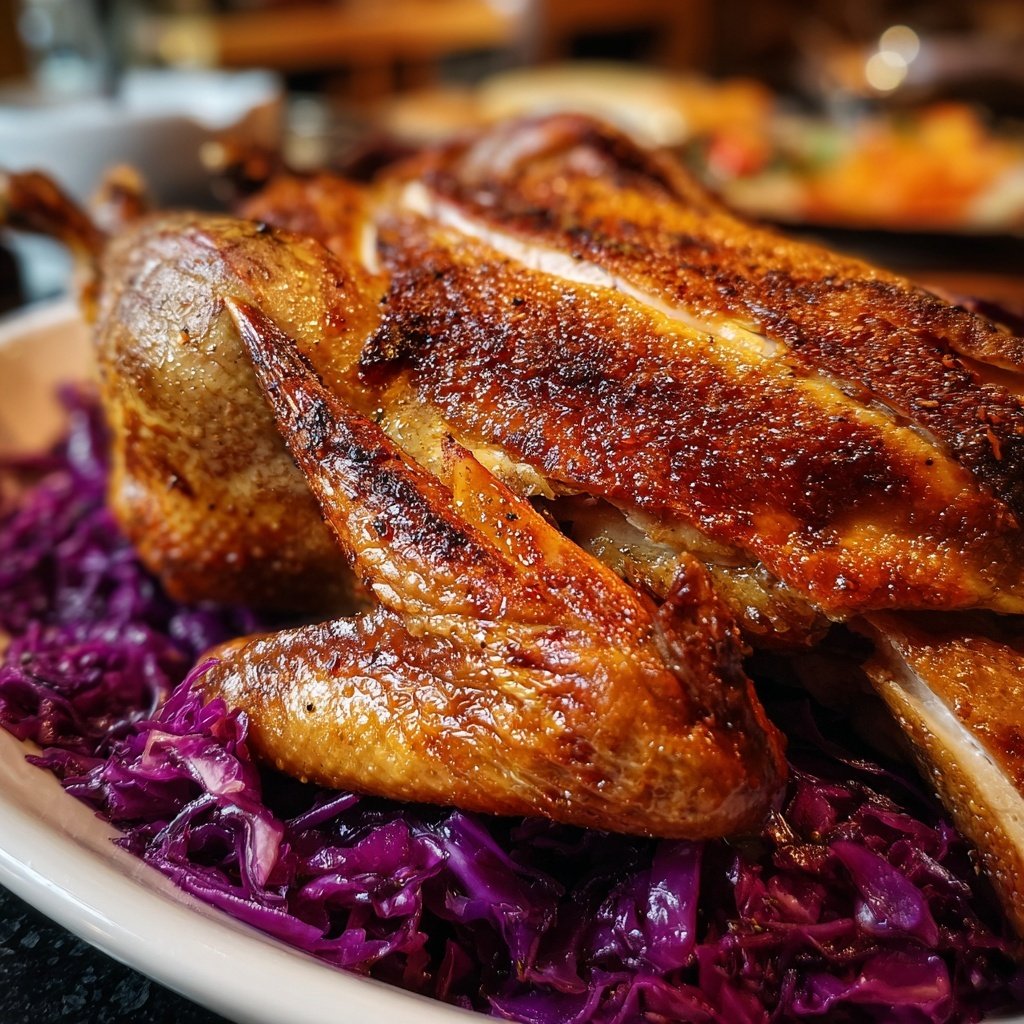 Saisonal & Festlich Weihnachtsgans mit Rotkohl