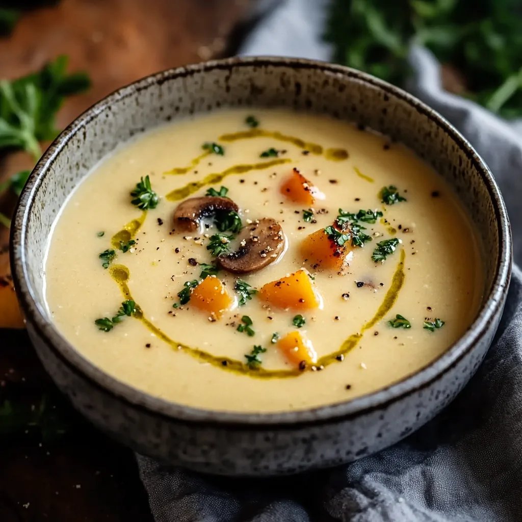 Samtige Möhren Kartoffel Suppe