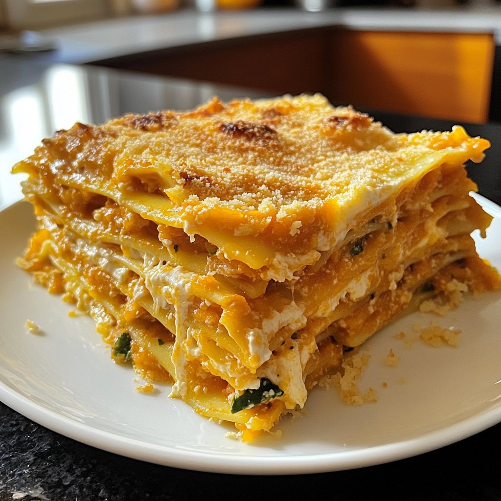 Lasagne mit Kürbis