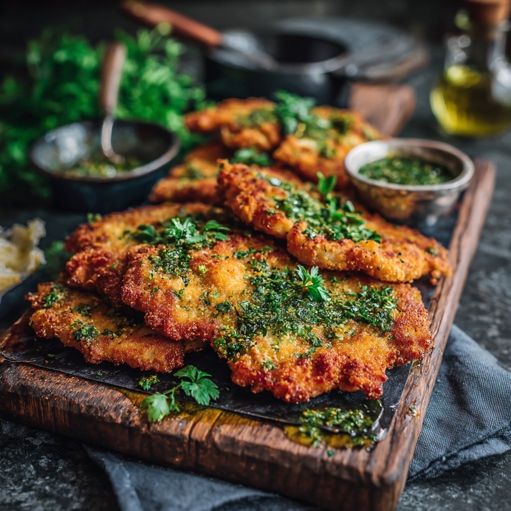 Blumenkohl Schnitzel Mit Kräuter Panade